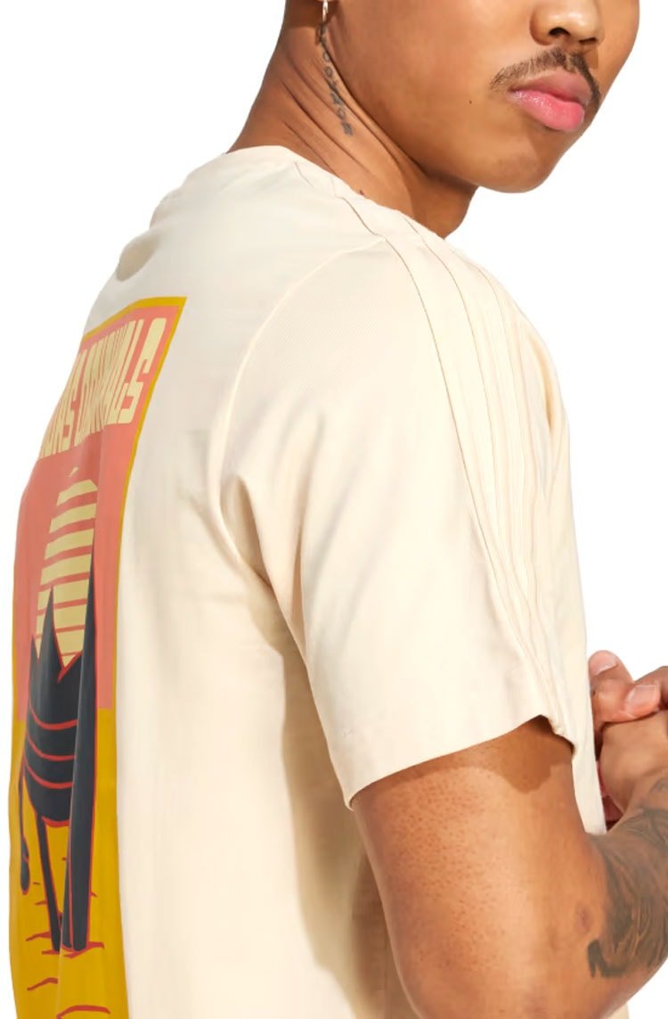 Camiseta Adidas Estampada Planet Bege - NewSkull