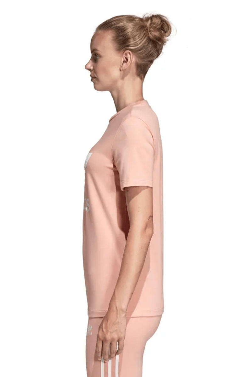 CAMISETA ADIDAS FEMININA TREFOIL ROSA - NewSkull
