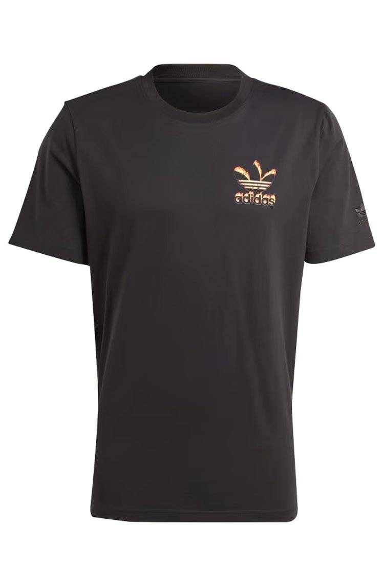 Camiseta Adidas Graphics Fire Trefoil Preto - NewSkull