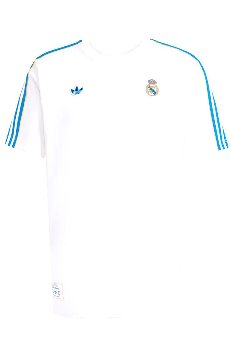 Camiseta Adidas Icon Real Madrid Branco/Azul - NewSkull