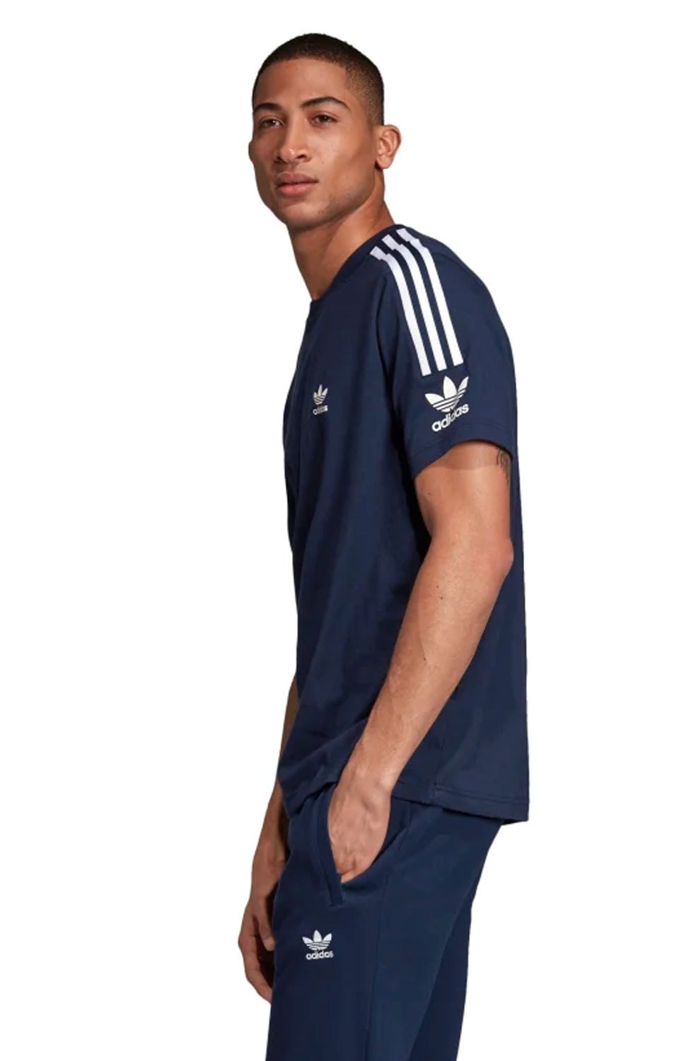 Camiseta Adidas Lock Up Azul Marinho - NewSkull