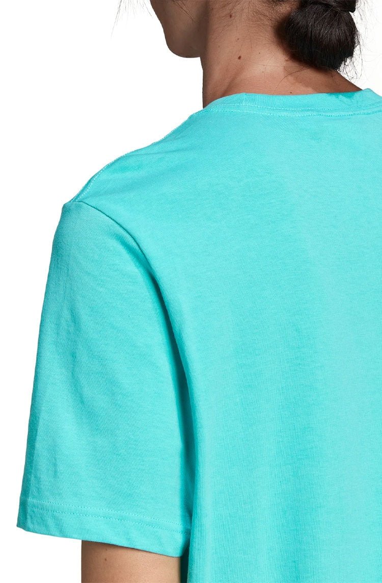 Camiseta Adidas Loungewear Adicolor Essentials Trefoil Verde Menta/Branco - NewSkull