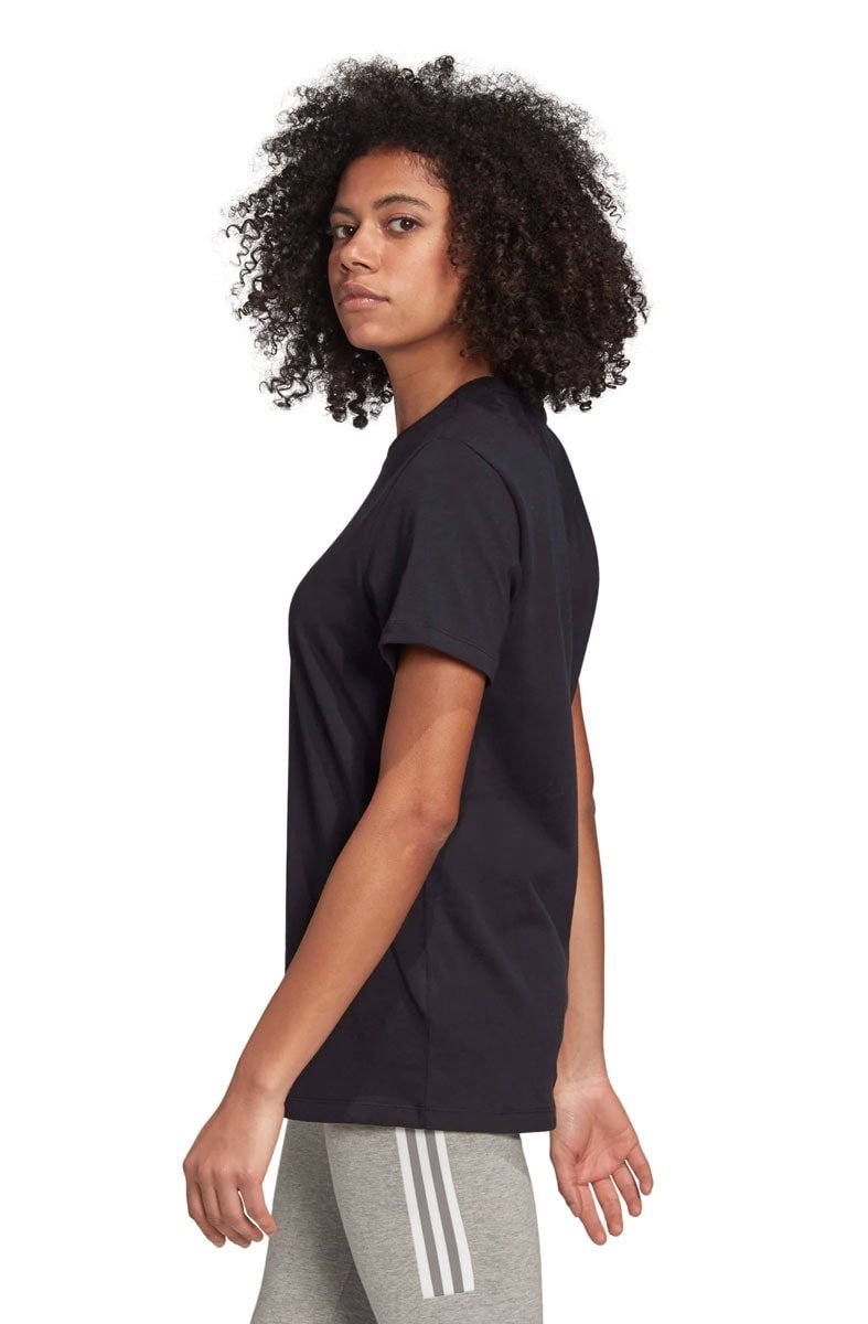 Camiseta ADIDAS Mini Trefoil Feminina Preto/Branco - NewSkull