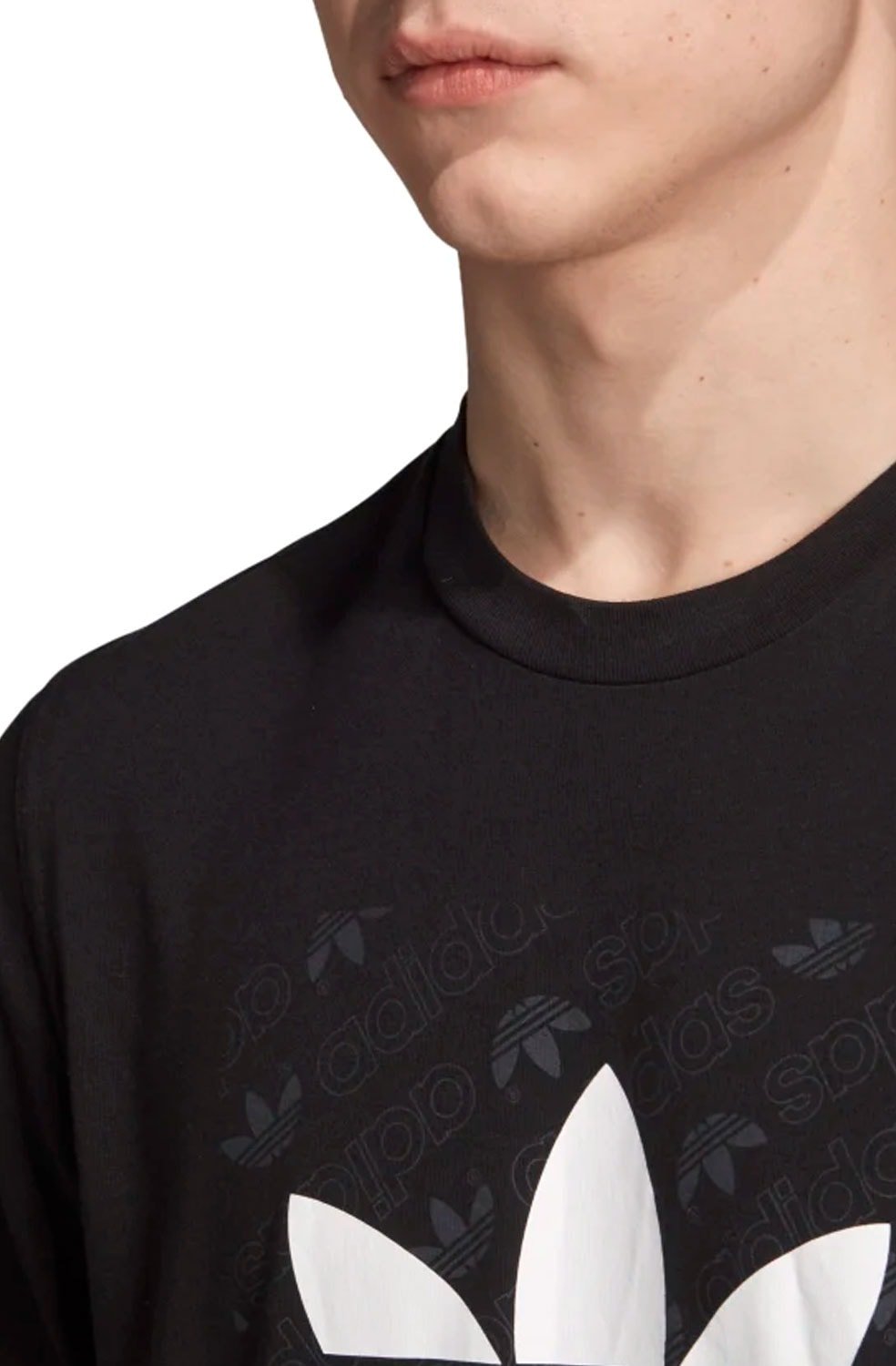 Camiseta ADIDAS Monogram Square Preta - NewSkull