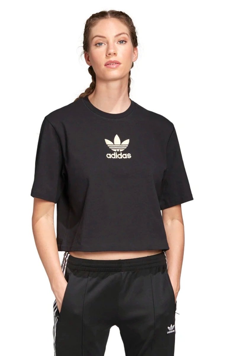 Camiseta ADIDAS Premium Feminina Preta - NewSkull