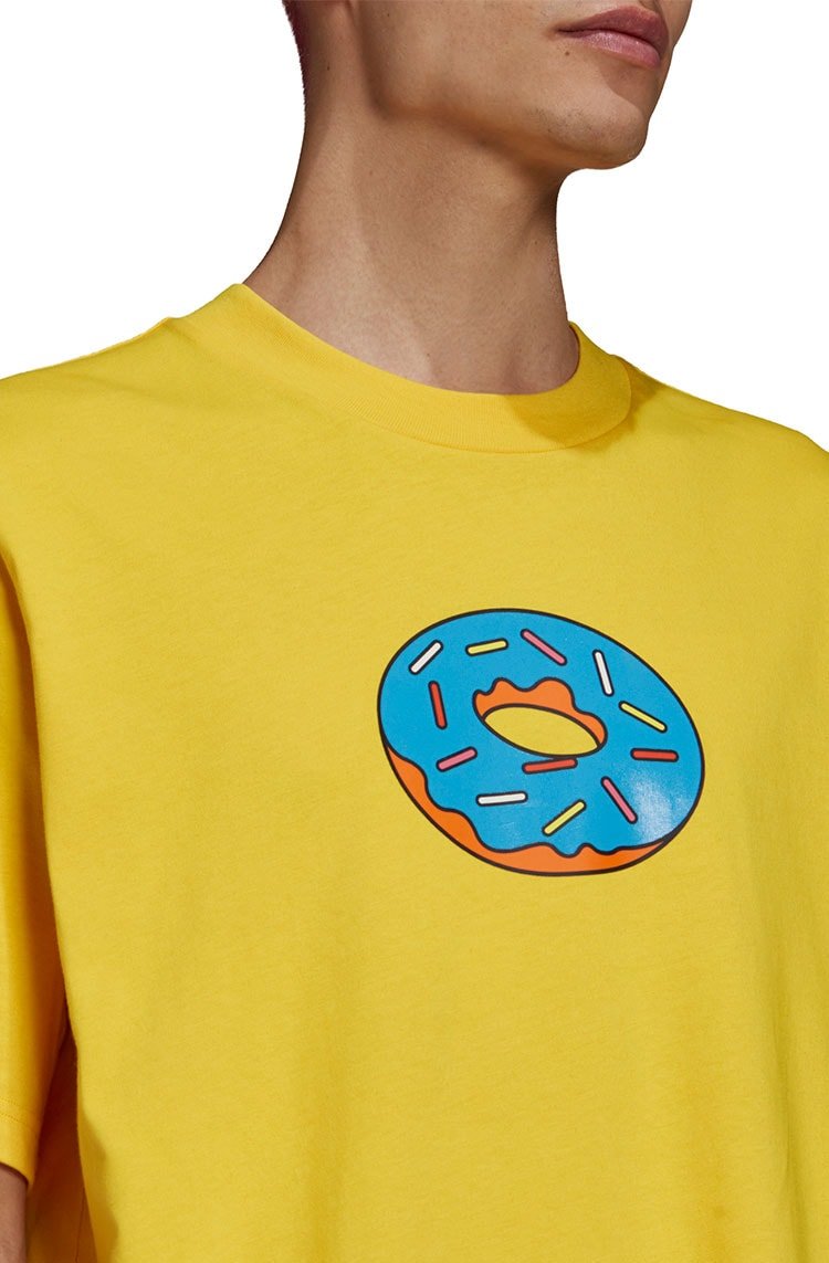Camiseta Adidas The Simpsons Donut Amarela/Azul - NewSkull