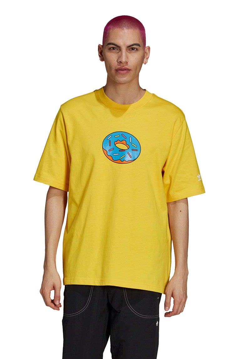 Camiseta Adidas The Simpsons Donut Amarela/Azul - NewSkull