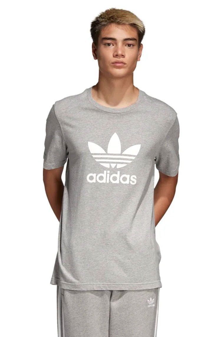 Camiseta ADIDAS Trefoil Cinza/Cinza - NewSkull