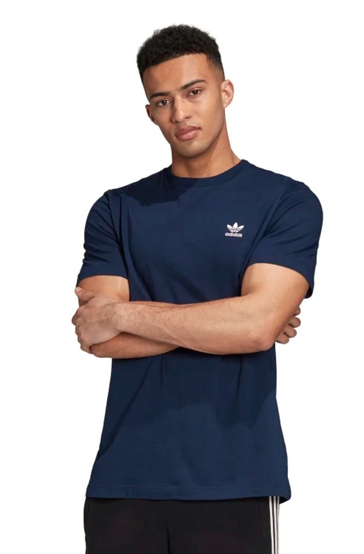 Camiseta Adidas Trefoil Essentials Azul/Marinho - NewSkull