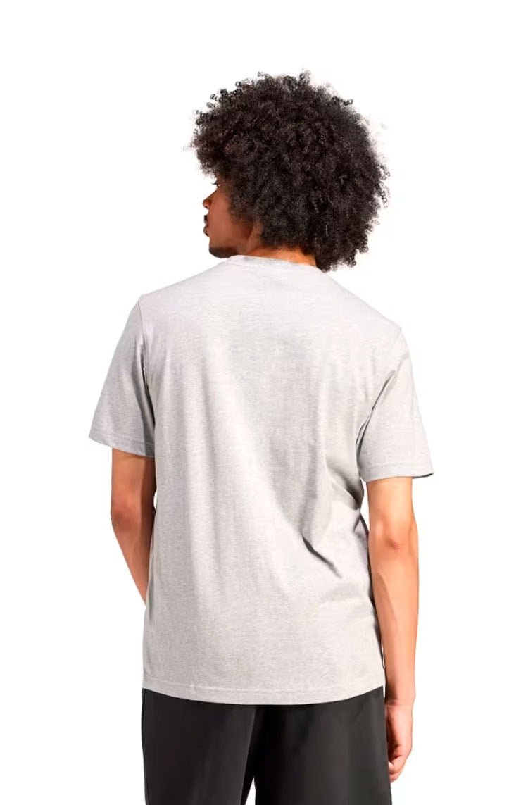 Camiseta Adidas Trefoil Essentials Cinza Claro - NewSkull
