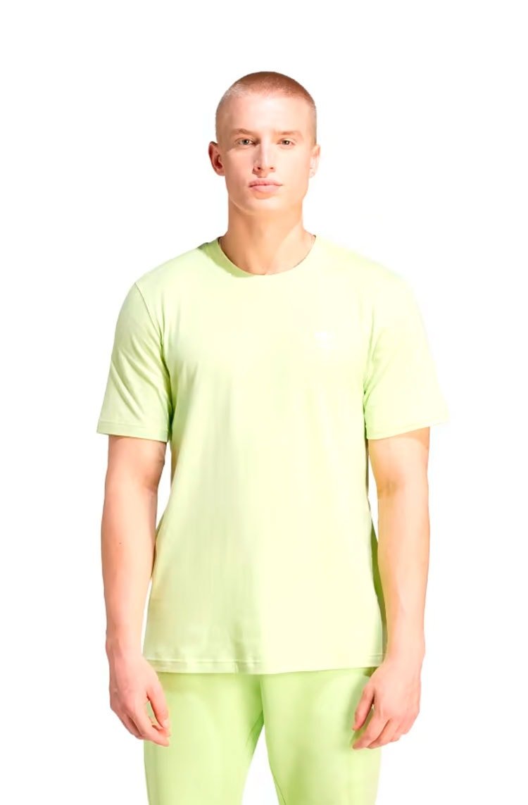 Camiseta Adidas Trefoil Essentials Verde Neon - NewSkull