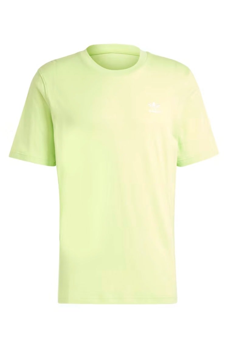 Camiseta Adidas Trefoil Essentials Verde Neon - NewSkull
