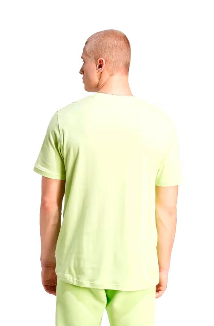 Camiseta Adidas Trefoil Essentials Verde Neon - NewSkull
