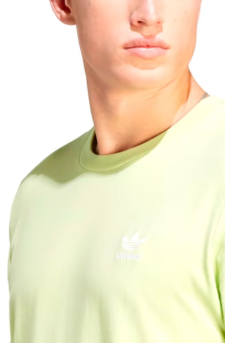 Camiseta Adidas Trefoil Essentials Verde Neon - NewSkull