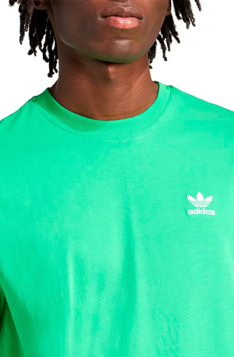 Camiseta Adidas Trefoil Essentials Verde/Branco - NewSkull