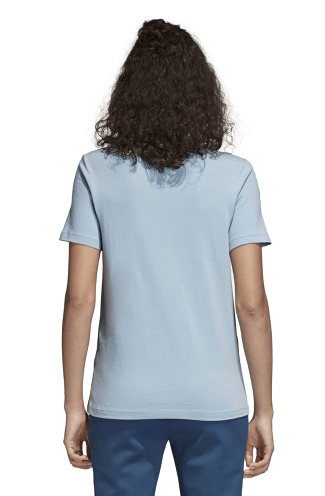 Camiseta Adidas Trefoil Feminina Azul - NewSkull