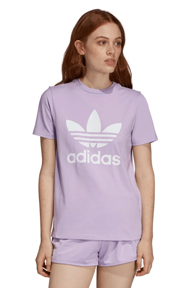 CAMISETA ADIDAS TREFOIL FEMININA ROXA - NewSkull