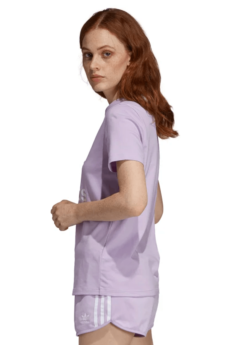CAMISETA ADIDAS TREFOIL FEMININA ROXA - NewSkull