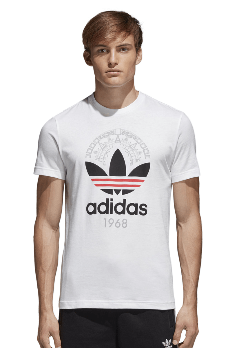 Camiseta Adidas Trefoil Graphic Branca - NewSkull