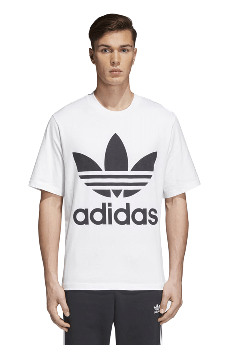 Camiseta Adidas Trefoil Oversized Branco - NewSkull