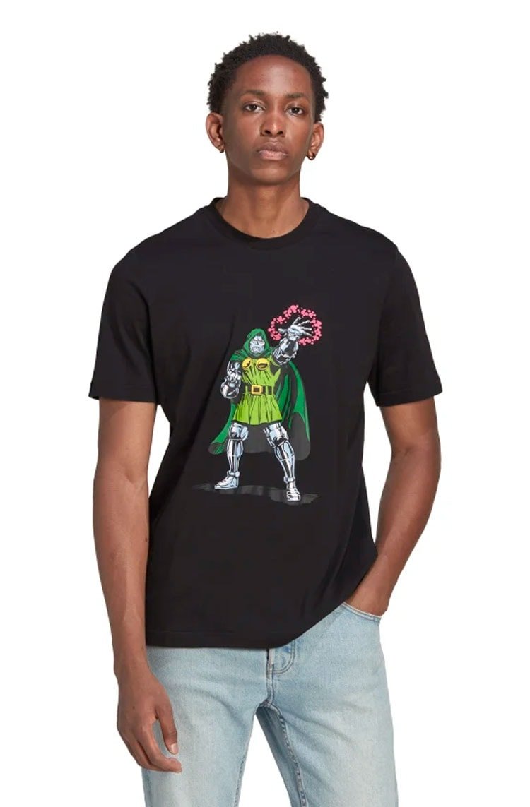 Camiseta Adidas x Disney Marvel Gfx Preto/Verde - NewSkull