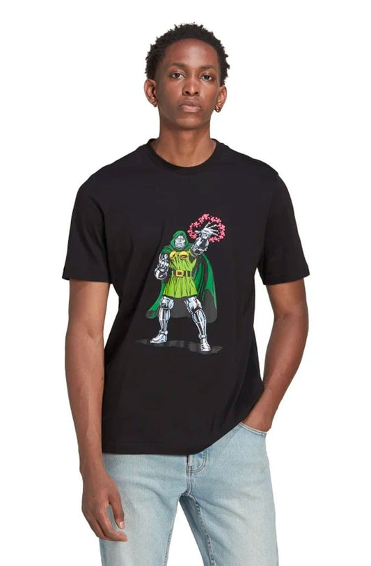 Camiseta Adidas x Disney Marvel Gfx Preto/Verde - NewSkull