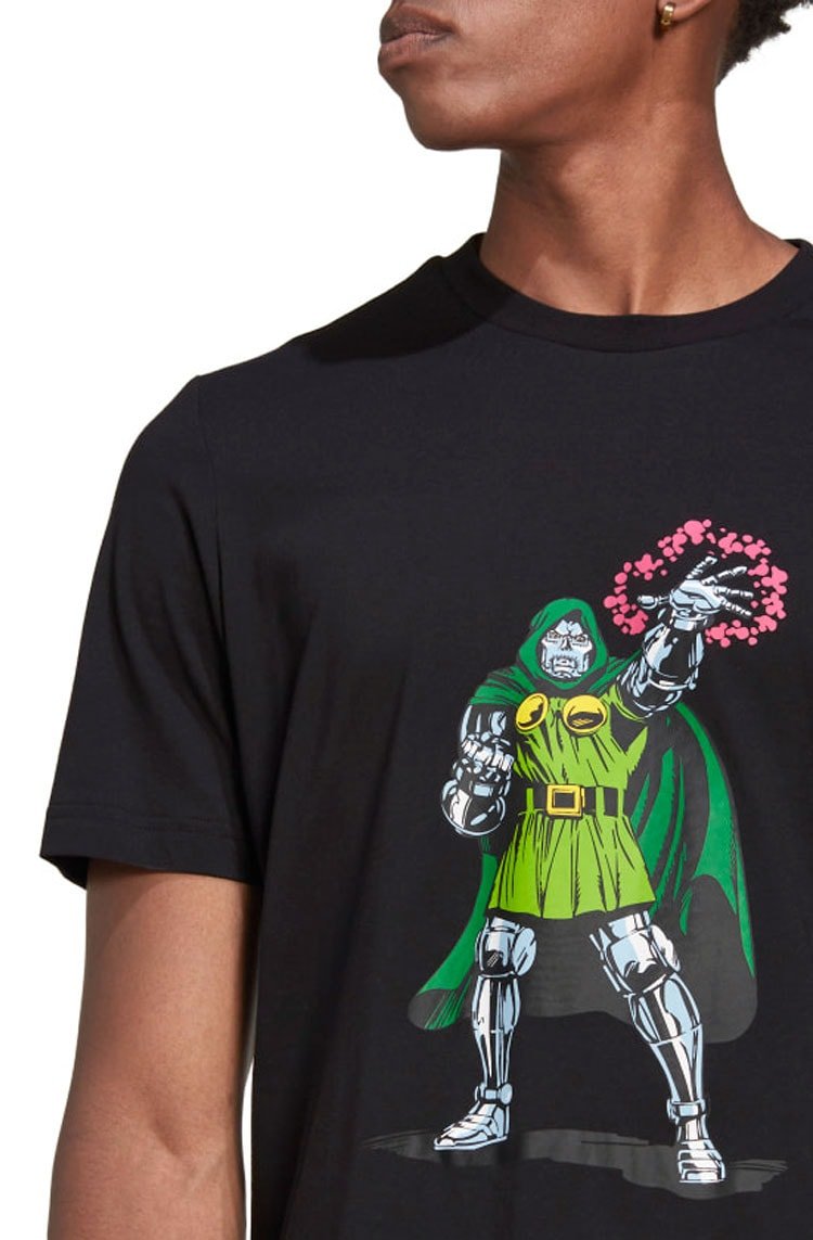 Camiseta Adidas x Disney Marvel Gfx Preto/Verde - NewSkull