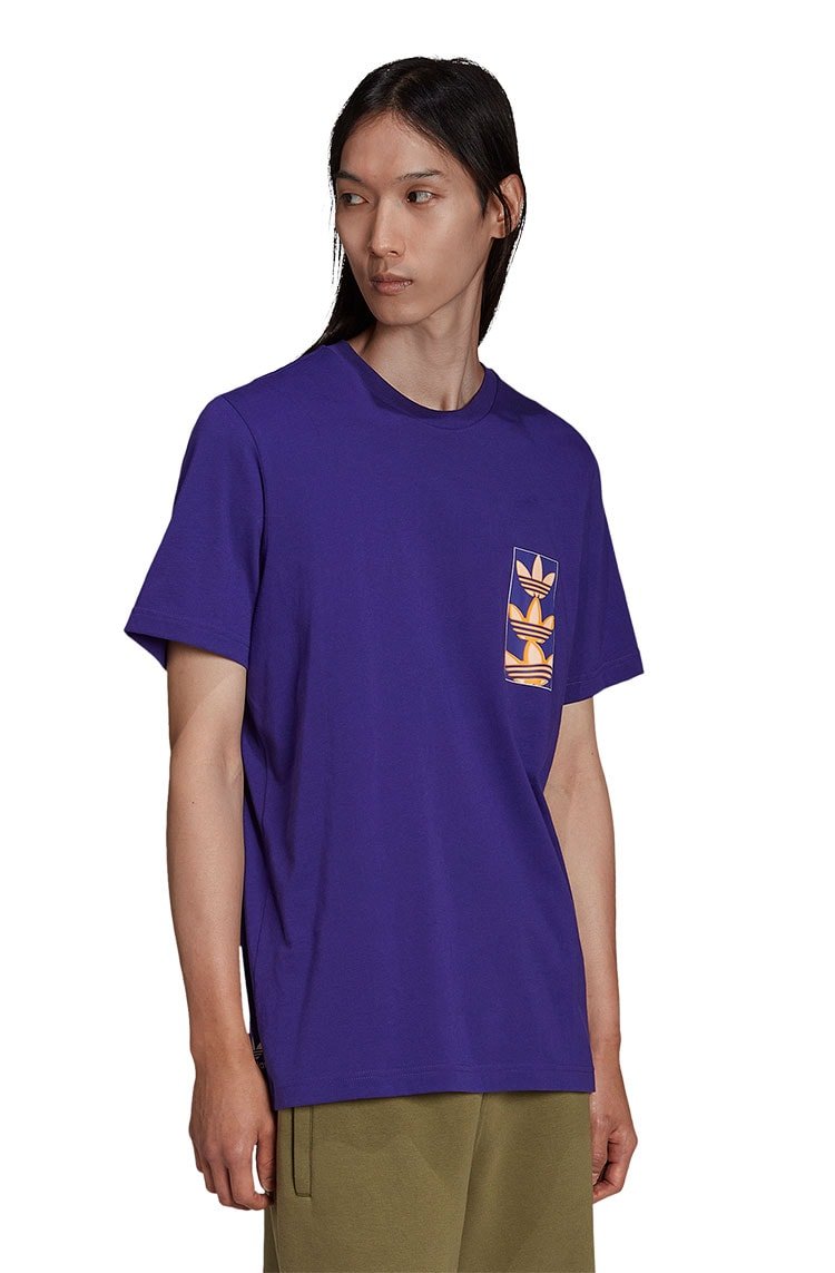 Camiseta Adidas Yung Z Tee 2 Roxo/Laranja - NewSkull