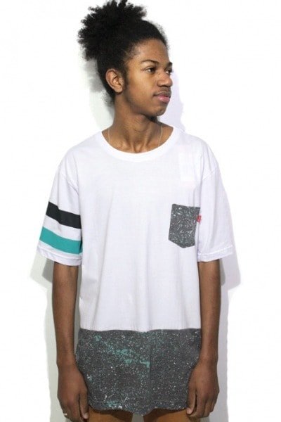 Camiseta Asphalt Yacht Club Pipeline Pocket Branca - NewSkull
