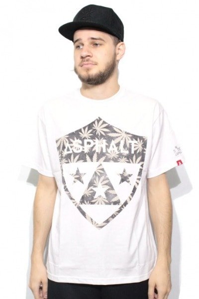 Camiseta Asphalt Yacht Club x Snoop Dogg Cresh Kush Branca - NewSkull