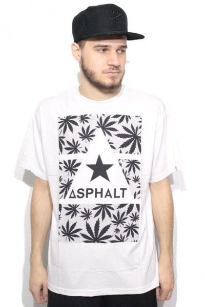 Camiseta Asphalt Yacht Club x Snoop Dogg Kush Delta Branca - NewSkull