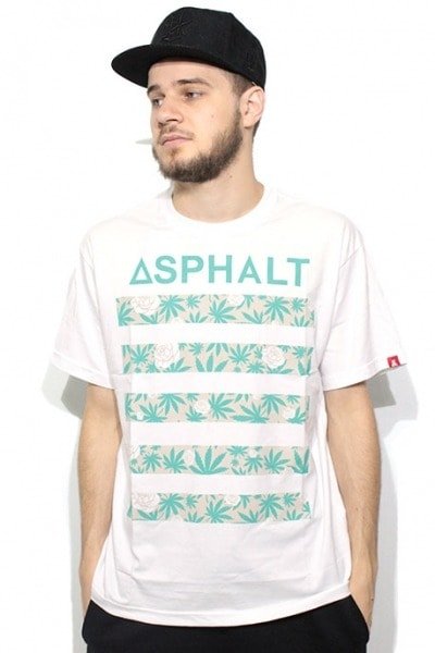 Camiseta Asphalt Yacht Club x Snoop Dogg Royal Kush Print Branca - NewSkull