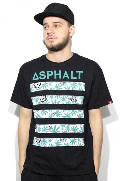 Camiseta Asphalt Yacht Club x Snoop Dogg Royal Kush Print Preta - NewSkull