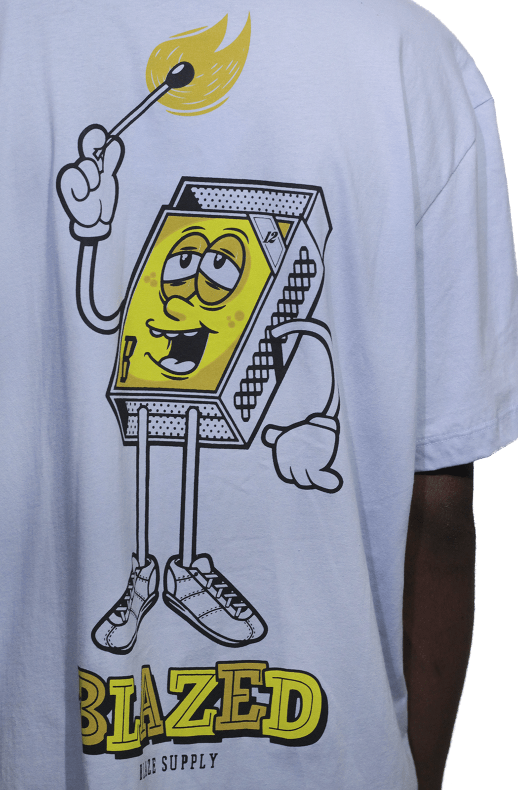 Camiseta Blaze Basica Fosfobox Azul - NewSkull