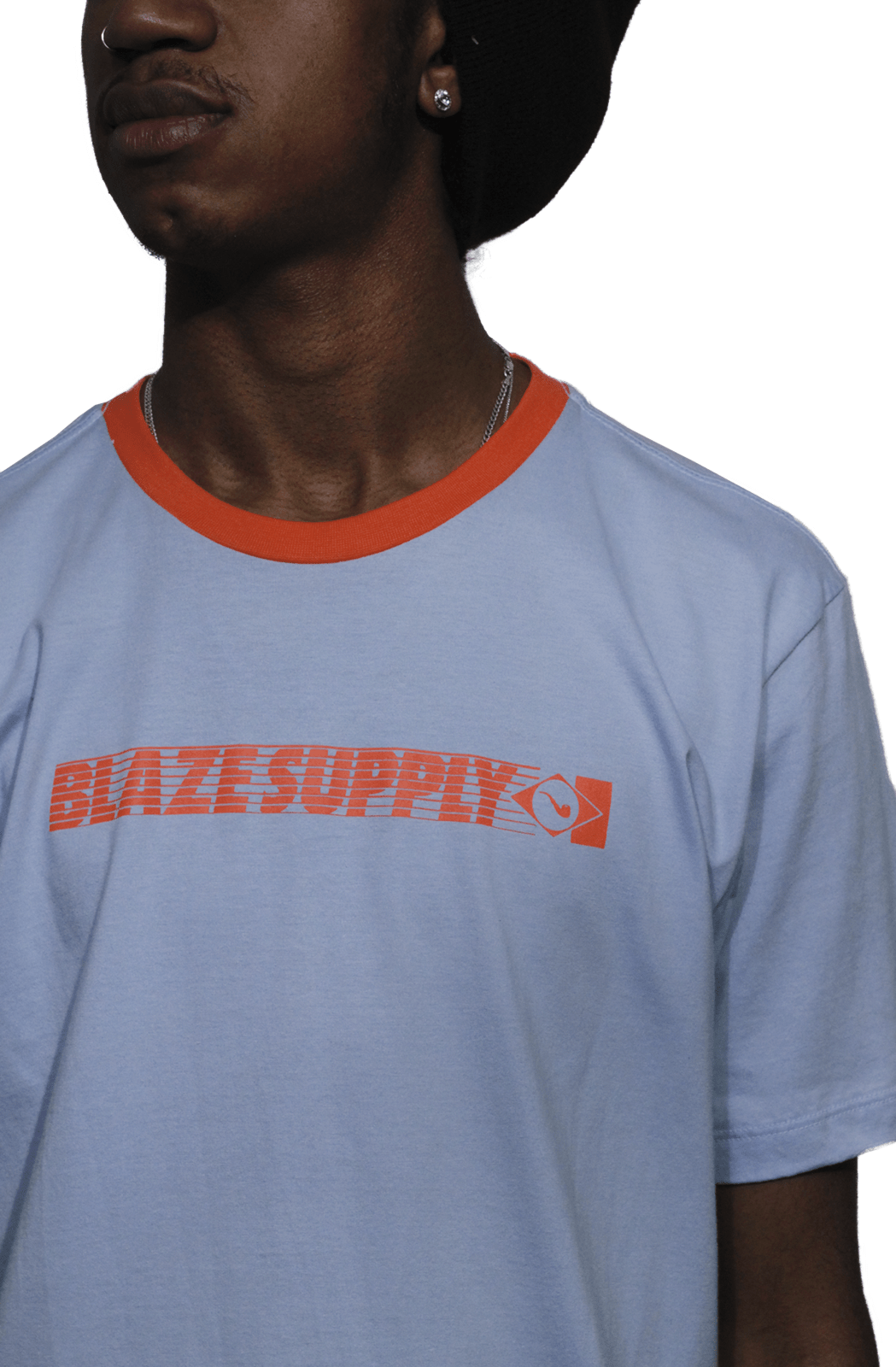 Camiseta Blaze Basica Stripes Flag Azul - NewSkull