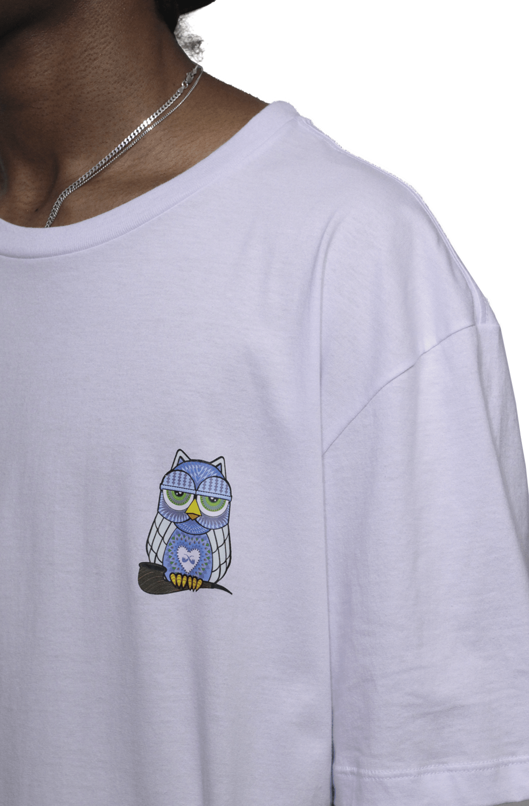 Camiseta Blaze Supply Basica Collab Barnero Color Branca - NewSkull