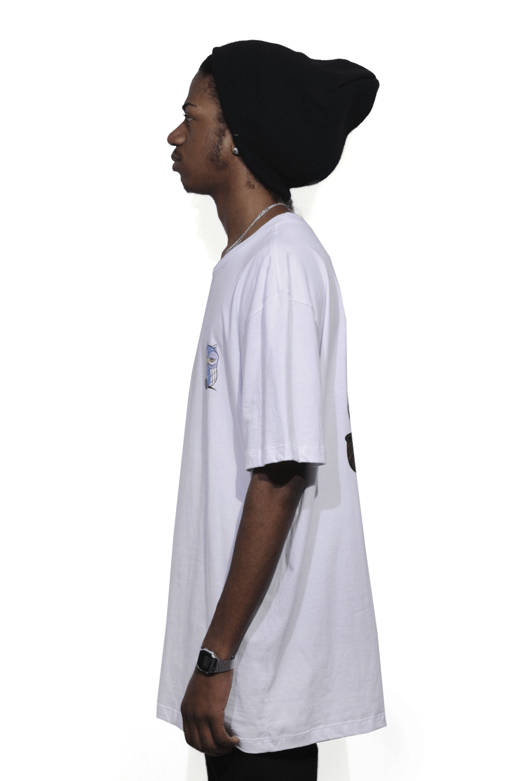 Camiseta Blaze Supply Basica Collab Barnero Color Branca - NewSkull