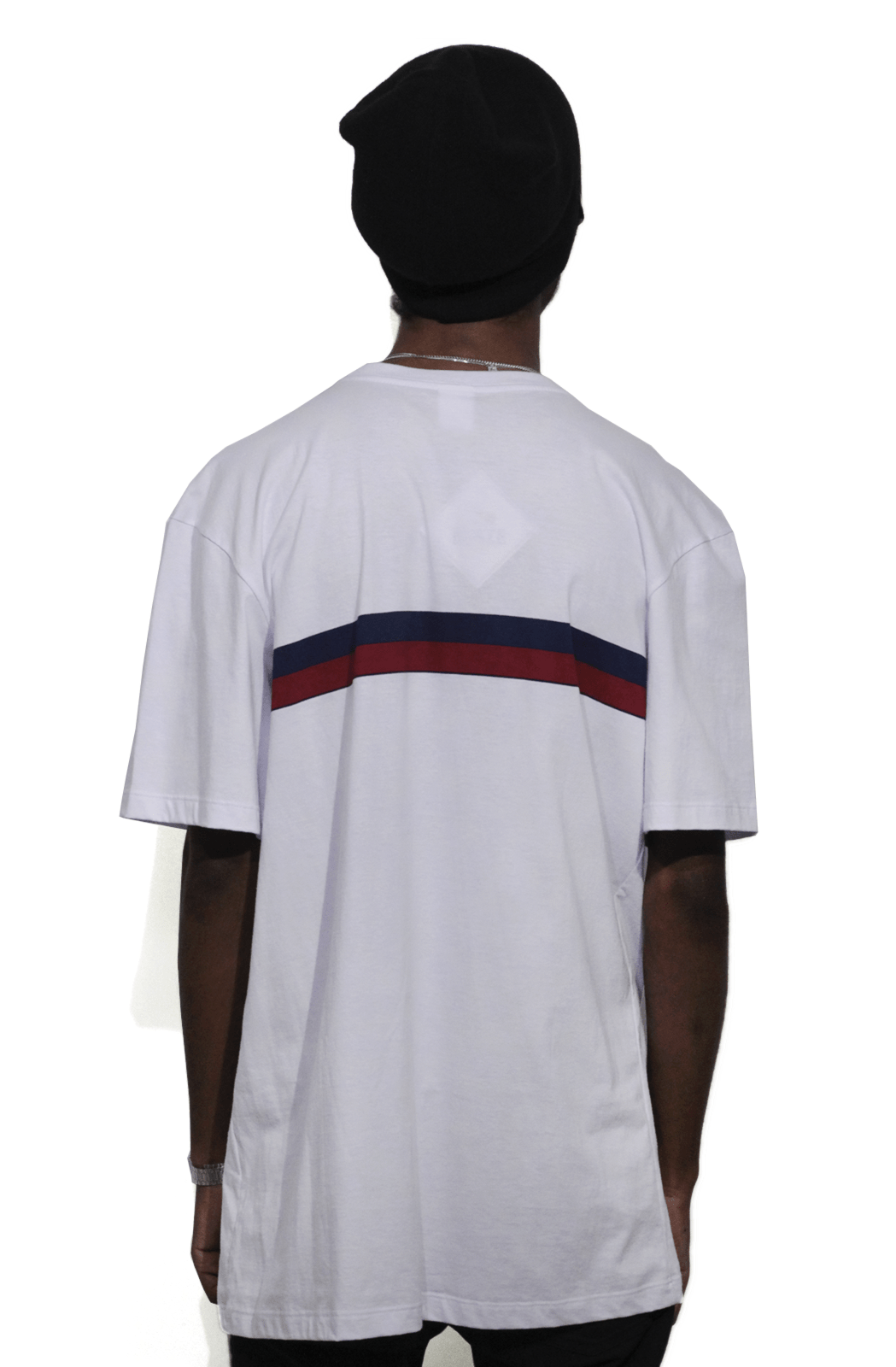 Camiseta Blaze Supply Basica Patch Stripes Branca - NewSkull