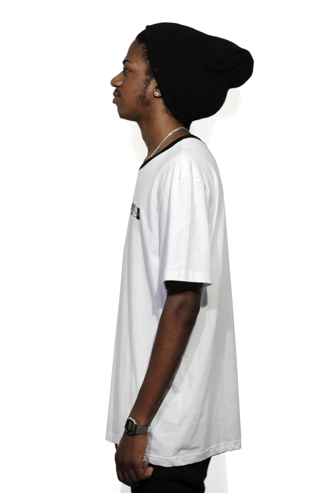 Camiseta Blaze Supply Basica Stripes Flag Branca - NewSkull