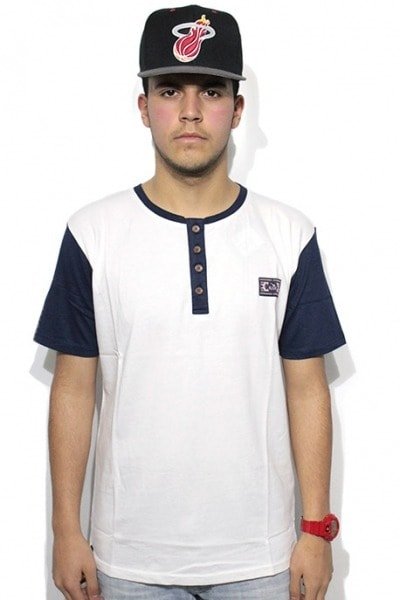 Camiseta Blaze Supply Indiana Dark Blue Branca - NewSkull