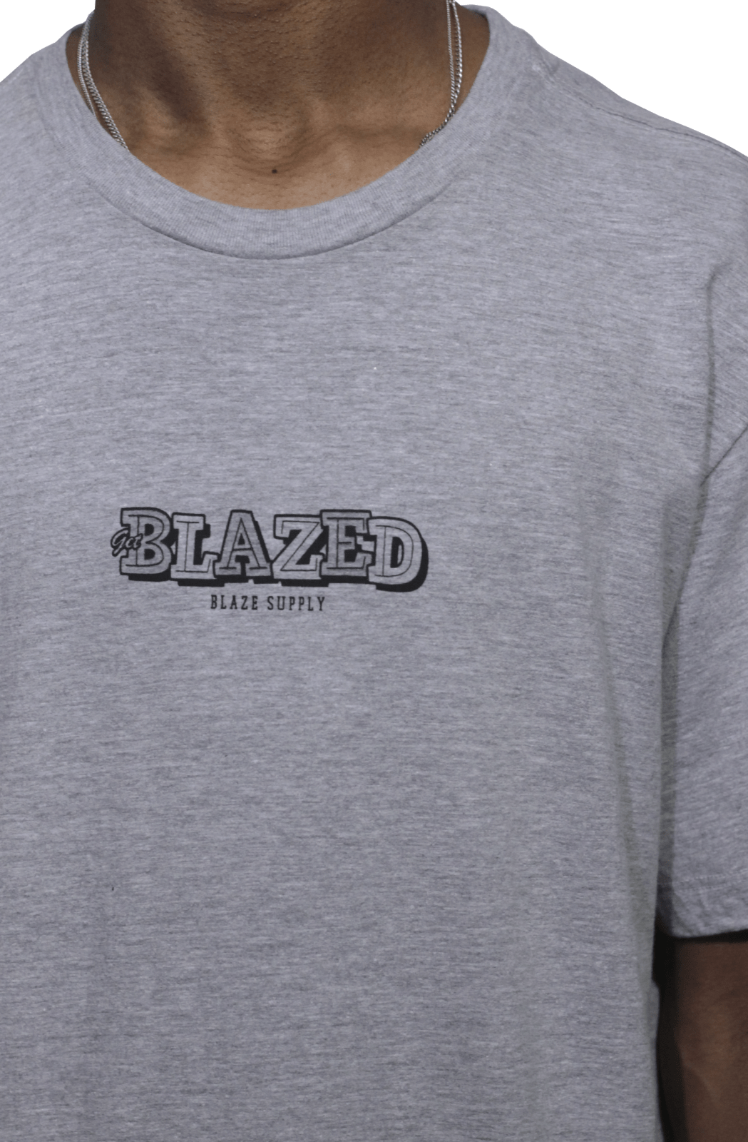Camiseta Blaze Supply Papper Cinza - NewSkull