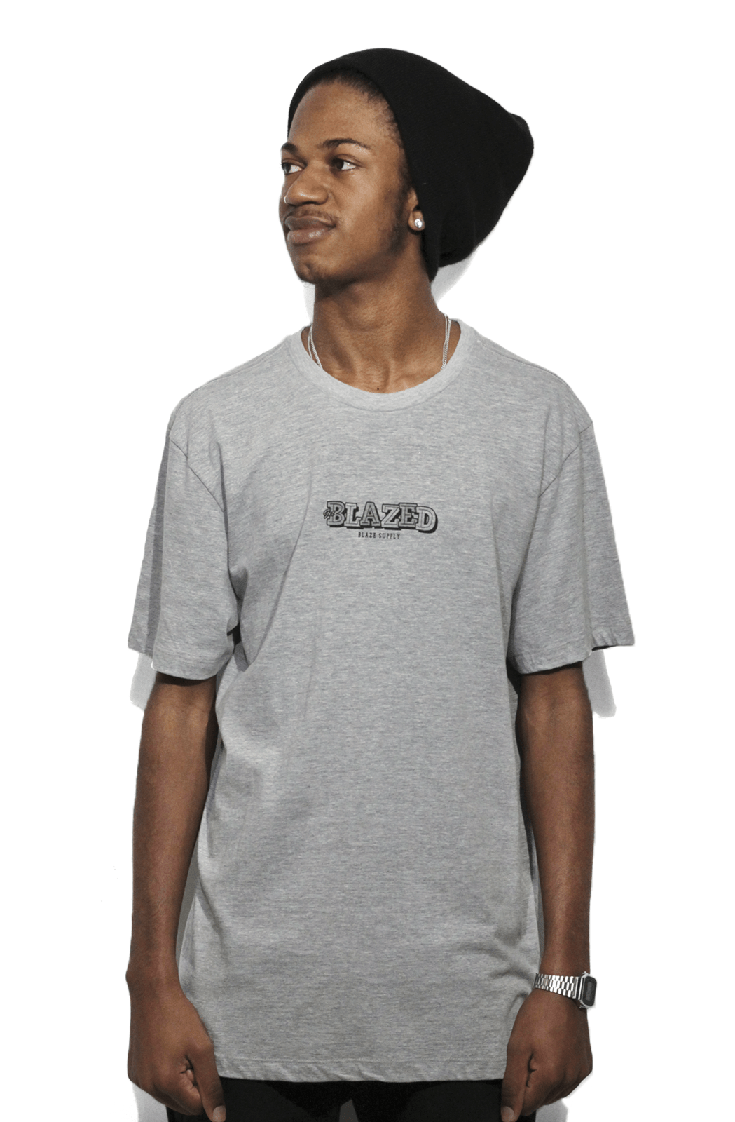 Camiseta Blaze Supply Papper Cinza - NewSkull
