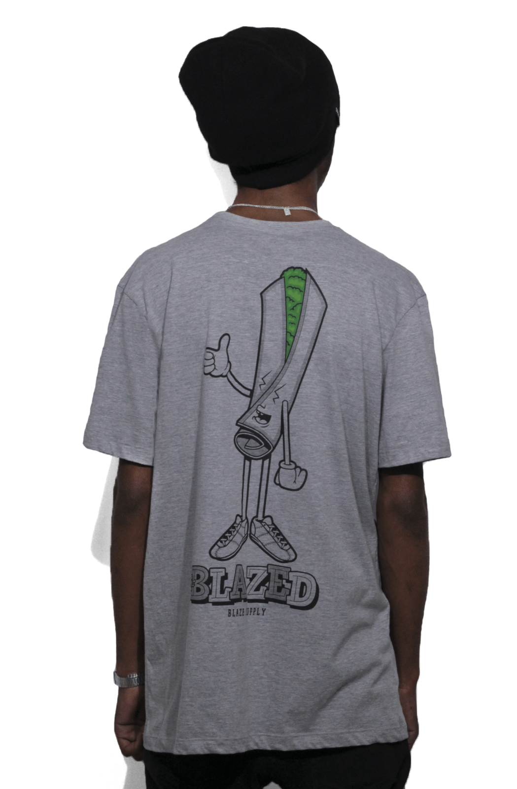 Camiseta Blaze Supply Papper Cinza - NewSkull