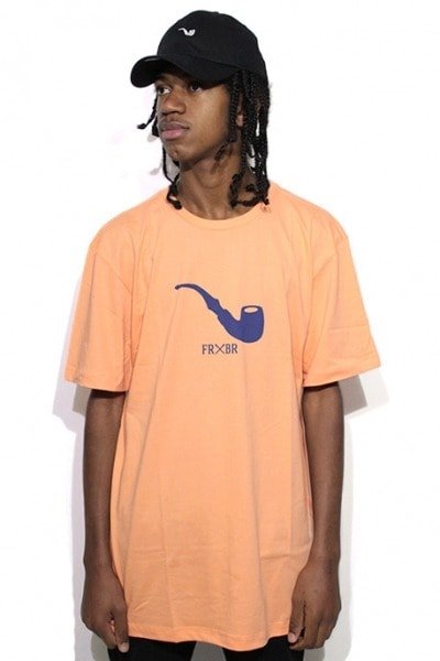 Camiseta Blaze Supply Pipe Logo FRxBR Orange - NewSkull