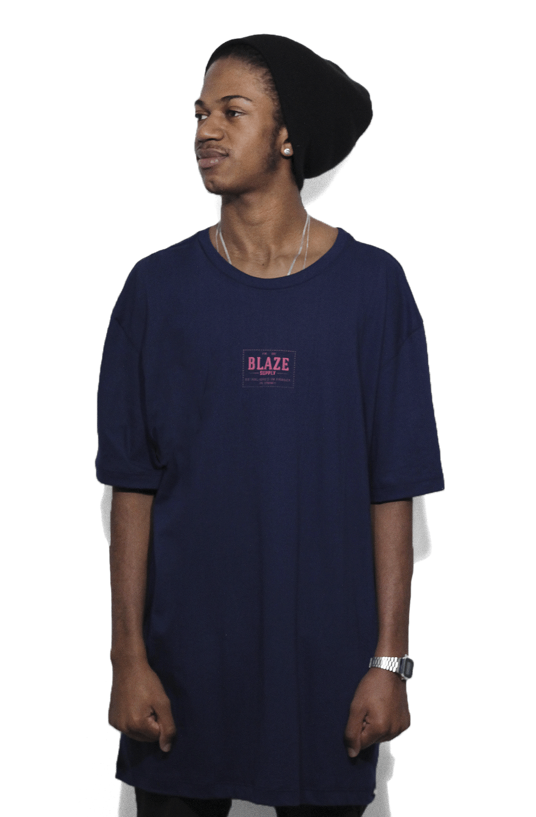 Camiseta Blaze Supply Silk Tag Azul - NewSkull