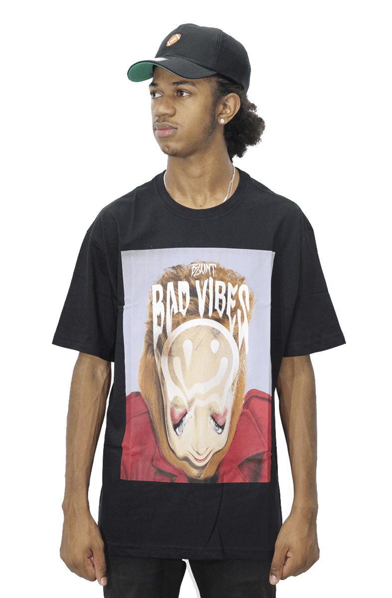 Camiseta Blunt Badvibe Smile Preto - NewSkull