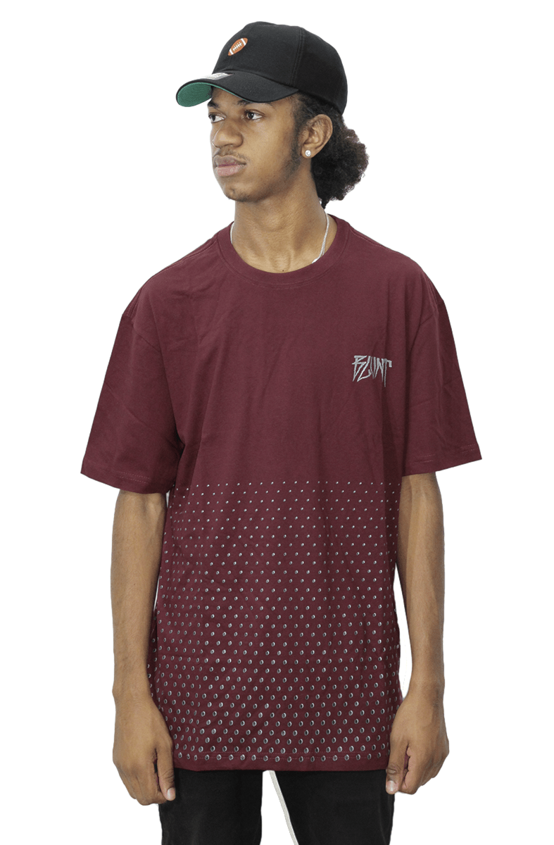 Camiseta Blunt Bitmap Bordo - NewSkull