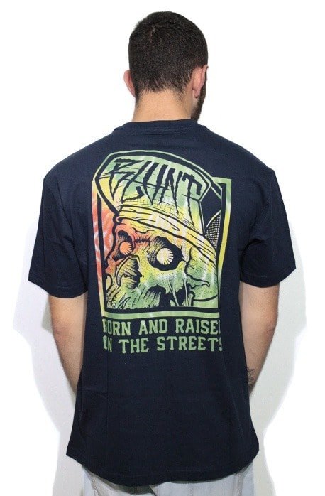 Camiseta Blunt Born and Raised Streets Azul - NewSkull