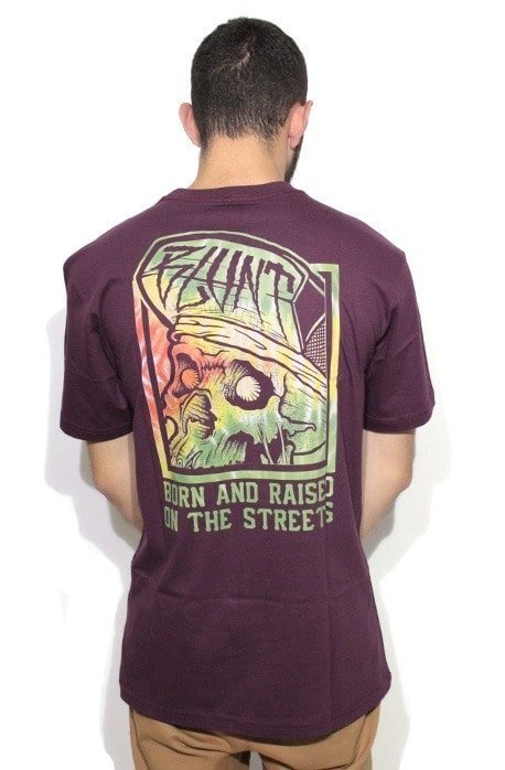 Camiseta Blunt Bornd and Raised Bordo - NewSkull