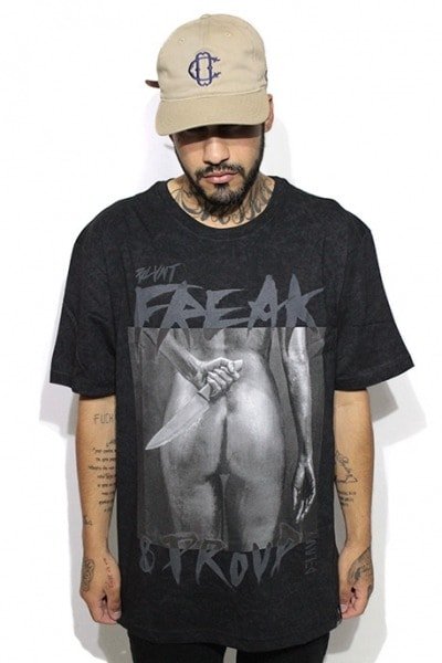 Camiseta Blunt Freak and Proud Knife - NewSkull